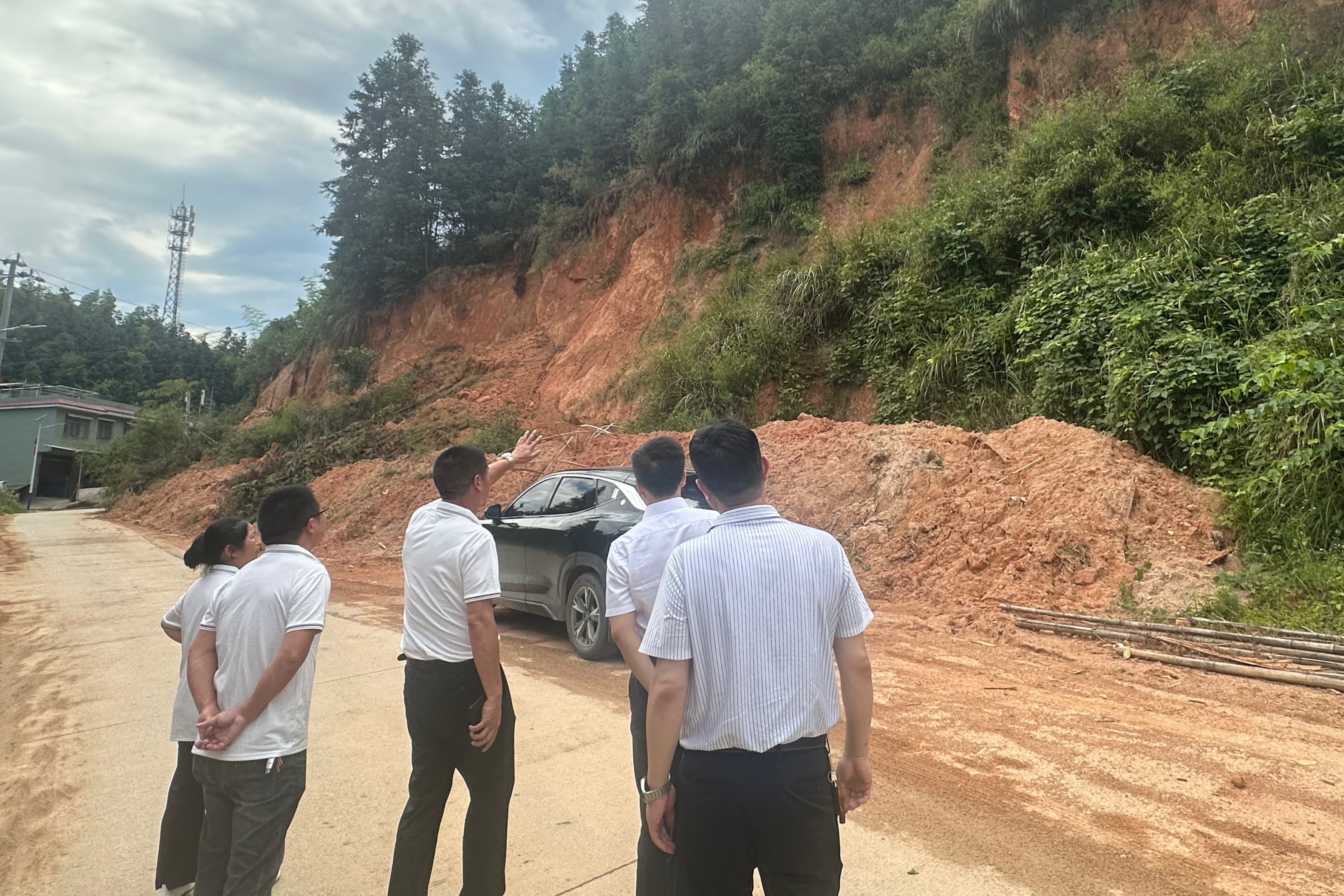 湖南发展党群综合与人力资源党支部开展党建联村活动