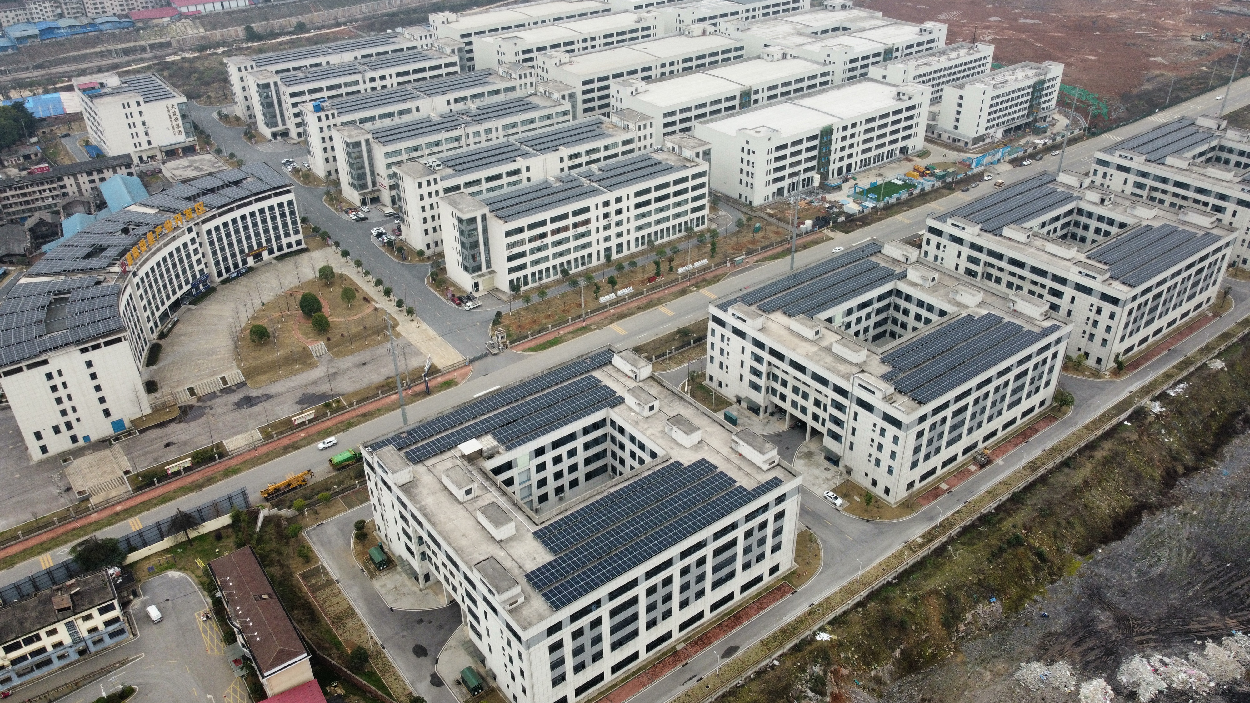 娄星产业开发区光伏项目全面建成并网